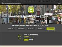 Tablet Screenshot of bouguenais-immobilier.com